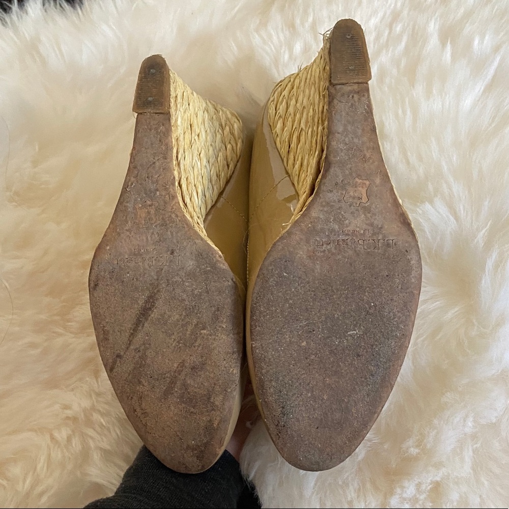 LK Bennett Maddox Wedge Pump in Nude Taupe - Picture 8 of 9